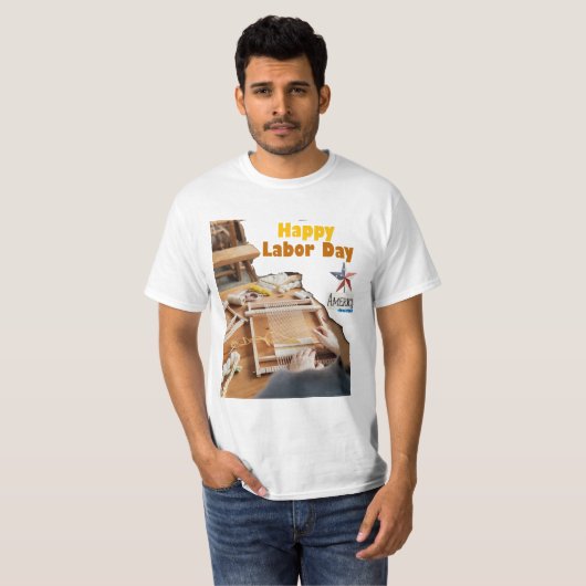 T - Shirt Happy Work Day (Vorne ganz)