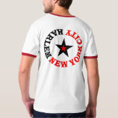 T - Shirt Harlems New York City (Schwarz voll)