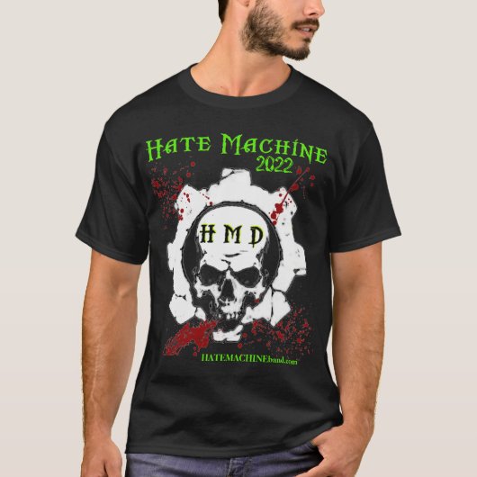 T - Shirt HATE MACHINE (Vorderseite)