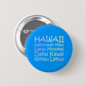 T-SHIRT Hawaii Button (Vorne & Hinten)