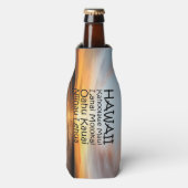 T-SHIRT Hawaii Flaschenkühler (Flaschenvorderseite)