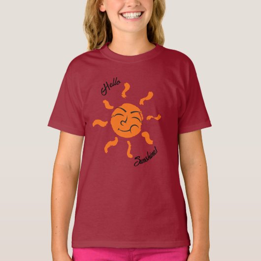 T - Shirt "Hello Sunshine" (Vorderseite)