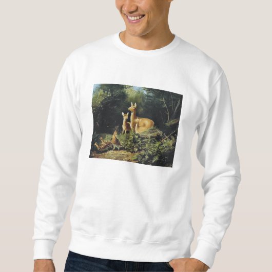 T-SHIRT Herbst-Tiere Sweatshirt (Vorderseite)