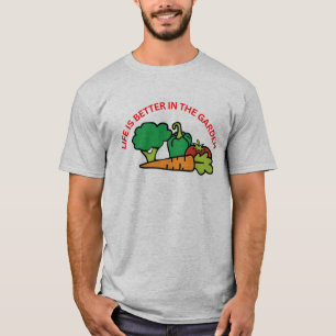 T-Shirt Herren - Das Leben im Garten ist besser