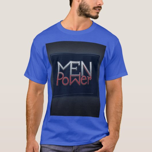 T-Shirt Herren Power Alpha Mindset. Motivation für (Vorderseite)