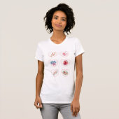 T - Shirt Herz mit Blume (Vorne ganz)