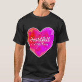 T-Shirt "Herzliche Verbindung" - Symbol der Liebe, (Vorderseite)