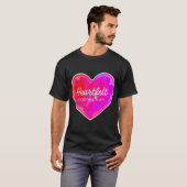 T-Shirt "Herzliche Verbindung" - Symbol der Liebe, (Vorne ganz)