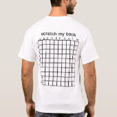 T - Shirt hilft Juckreiz zu erkennen (Rückseite)