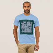 T-Shirt himmelblau 👕 halbe Ärmel (Vorne ganz)