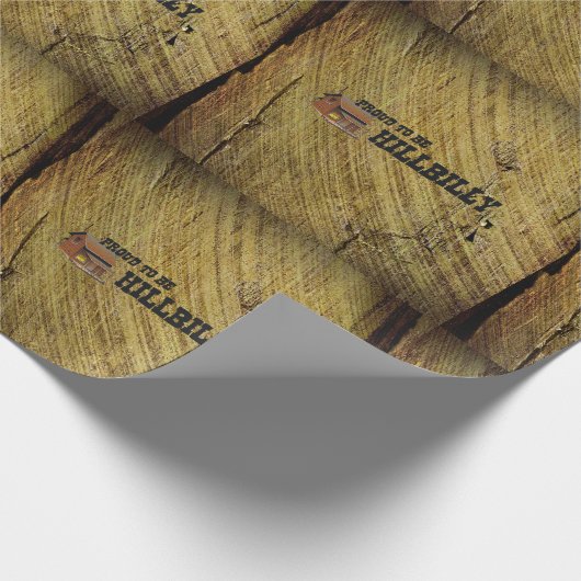 T-SHIRT Hinterwäldler stolz Geschenkpapier (Ecke)