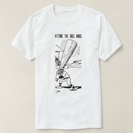 T-Shirt 'Hitting The Ball Hard' (Design vorne)
