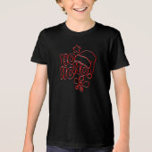 T-Shirt Ho ho ho Tri-Blend Shirt (Vorderseite)