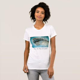 T - Shirt-Hoffnung ist die Sache mit Federn T-Shirt