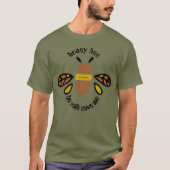 T-shirt honey bee - vert kaki (Vorderseite)