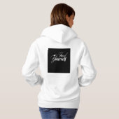 T-Shirt Hoodie (Schwarz voll)