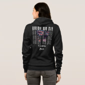 T-Shirt Hoodie (Schwarz voll)
