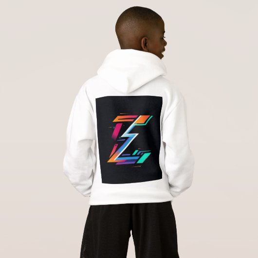 T-Shirt Hoodie (Schwarz voll)