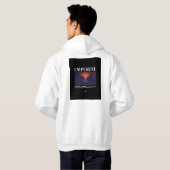 T-Shirt Hoodie (Schwarz voll)