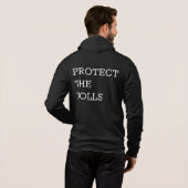 T-Shirt Hoodie (Schwarz voll)