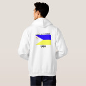 T-Shirt Hoodie (Schwarz voll)