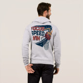 T-Shirt Hoodie (Schwarz voll)