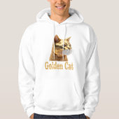 T - Shirt Hoodli Golden Cat (Vorderseite)