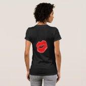 T - Shirt "Hot Lips Diva" - individuell einstellba (Schwarz voll)
