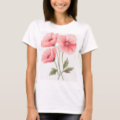 T - Shirt hübsch Blume (Vorderseite)