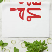 T-Shirt-huk ~ Geliebt in thailändischer Sprache Küchentuch (Gefaltet)