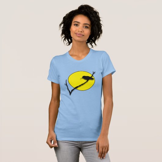 T - Shirt - Hummingbird am Zweig (Vorne ganz)