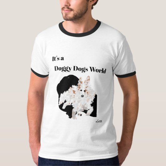 T-Shirt : Hundewelt (Vorderseite)