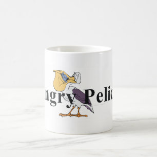 T-SHIRT hungriger Pelikan Kaffeetasse