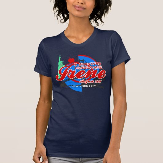 T - Shirt Hurrikan-Irenes New York City (Vorderseite)