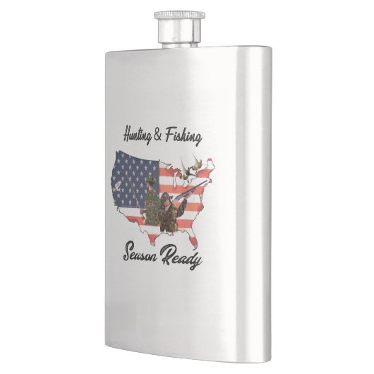 T - Shirt-Hutband für Jagd und Fischerei Flachmann (Links)