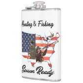 T - Shirt-Hutband für Jagd und Fischerei Flachmann (Links)