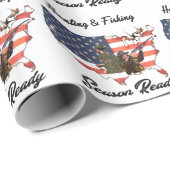 T - Shirt-Hutband für Jagd und Fischerei Geschenkpapier (Rolleneckpunkt)