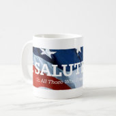 T-SHIRT I Gruß Sie Kaffeetasse (Vorderseite Links)