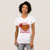 T - Shirt "I Liebe Basketball" (Vorne ganz)