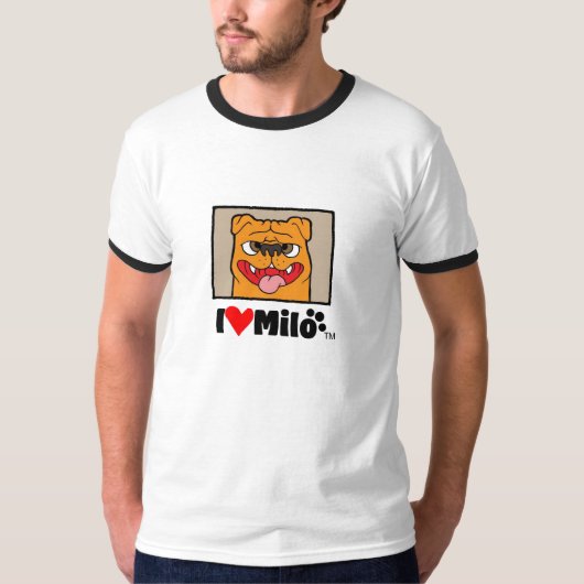T-Shirt I Liebe milo2 (Vorderseite)