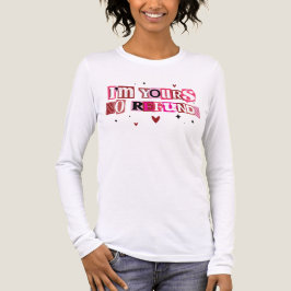 T-Shirt-I’m Yours No Refunds Adult T-Shirt Tri-Blend Shirt