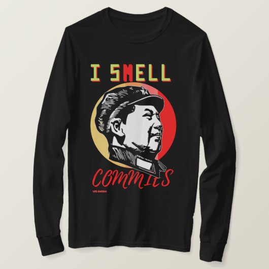 T - Shirt "I SMELL COMMIES 2 : MAO" (Design vorne)