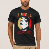 T - Shirt "I SMELL COMMIES 3 STALIN" (Vorderseite)