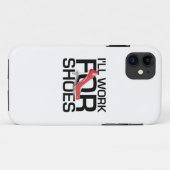 T-SHIRT Ich arbeite für Schuhe Case-Mate iPhone Hülle (Rückseite (Horizontal))