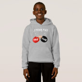 T-Shirt Ich kann nicht. Hoodie (Vorne ganz)