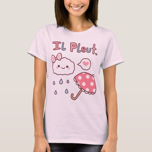 T-Shirt "Il Pleut" (Vorderseite)
