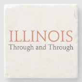 T-SHIRT Illinois Steinuntersetzer (Vorderseite)