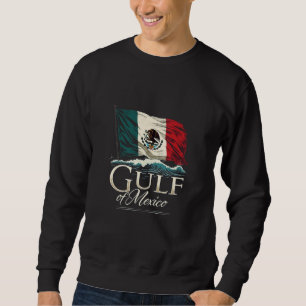 T - Shirt im Golf von Mexiko mit mexikanischer Fla