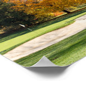 T-Shirt im Herbst Poster (Ecke)