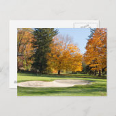 T-Shirt im Herbst Postkarte (Vorne/Hinten)